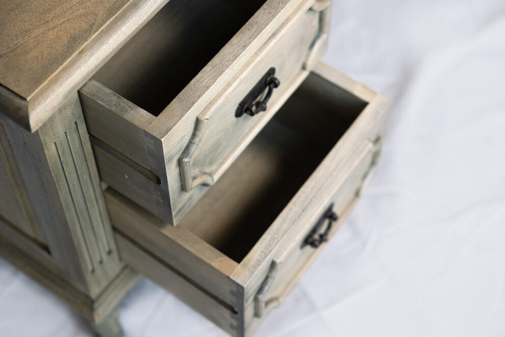 Fullerton 2 Drawer Bedside Table