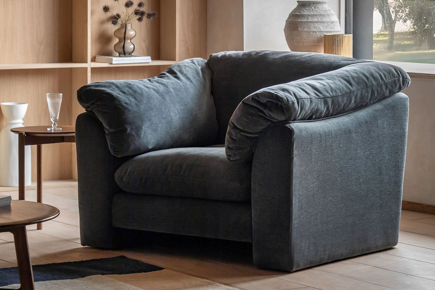 Kudde Armchair Verona Azure